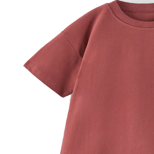 T-shirt surdimensionné en coton de qualité supérieure pour enfants fabriqué en usine Design graphique à la mode Streetwear approvisionnement OEM - Product Image 6