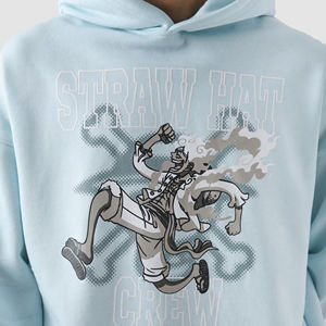 Sudadera básica de algodón 100% de alta calidad para hombre, jersey con logotipo propio personalizado, sudadera Lisa estampada con capucha, mezcla de algodón y poliéster para otoño - Product Image 2