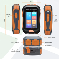 CAILI NK2800 Handheld Touch 3.5" Color LCD Fiber Optic Reflectometer 1550nm 80km OTDR SC/APC Connector for FTTx Use