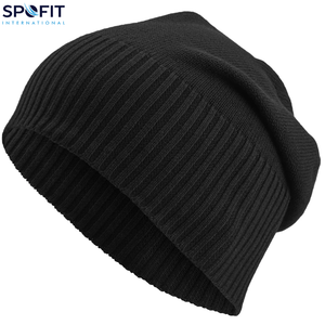 2025 Pakistan Manufacture Latest Style Jacquard Beanie Hats Solid Plain Color Custom Logo Adult Beanie Hats - Product Image 1