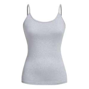 Débardeurs de sport légers en polyester pour femmes grandes tailles, couleur unie, logo sur le devant, séchage rapide, respirant, tailles personnalisées - Product Image 3