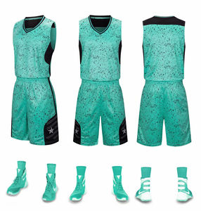 Maillot et short de basket-ball de qualité supérieure, matière respirante à séchage rapide, vente en gros - Product Image 6