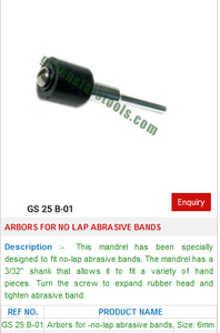 ดาวสีเขียวเป็นเครื่องประดับที่จำเป็นสำหรับการทำเครื่องมือสำหรับแถบขัดไม่มีตัก GS25B-01 - Product Image 2