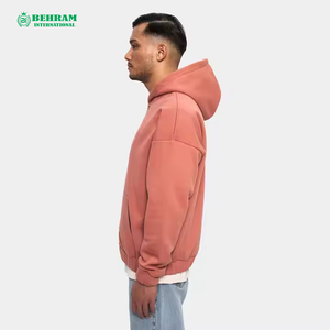 Ventes en gros de nouvelles vestes unisexes à capuche avec poches et fermeture éclair, sweat-shirts respirants à séchage rapide avec col haut personnalisé en coton - Product Image 2