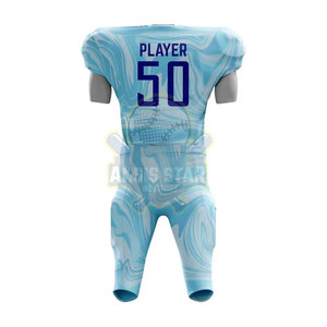 Vêtements de football américain personnalisables, ensembles d'uniformes grande taille confortables avec fonction respirante et conception de logo personnalisée - Product Image 2