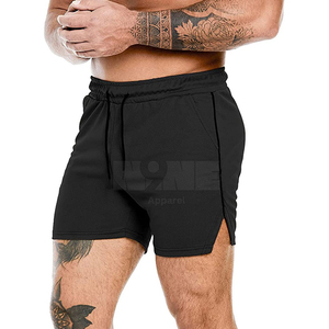 กางเกงขาสั้นเล่นยิมของผู้ชายแบบลำลองลายพื้นสไตล์ใหม่ - Product Image 1