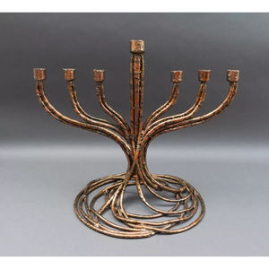 New Design Metal Candelabra for Wedding Decoration Centerpiece Brass <b>Copper</b> Antique Shade Candelabra <b>Candle</b> Jars Supplies - Product Image 1