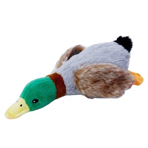Factory Direct Supply Pet <b>Dog</b> Squeaky <b>Toy</b> for Small Medium Large <b>Dogs</b> Chewing Plush <b>Toy</b> Simulation Wild Duck <b>Interactive</b> <b>Toy</b> - Product Image 1