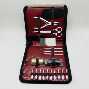 Kit de extensiones de pelo profesional de alta calidad, herramientas al por mayor, logotipo personalizado de acero inoxidable, color personalizado, tamaño OEM/ODM - Product Image 2