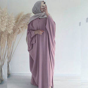 Turquie Kimono Style Arabe Abaya Kaftan Turc EID Modeste Vêtements Islamiques Dubaï Élégant Brillant Soie Ouvert Abaya Femmes Muslim Dre - Product Image 2