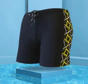 Patrón Hombres Hombre Natación Traje de baño Pantalones cortos Traje de baño Troncos Nadar Negro Azul Ropa de playa Calzoncillos Pantalones cortos de playa - Product Image 3