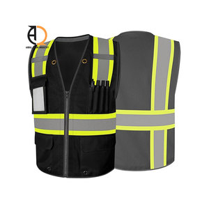 Chaleco de Seguridad de Alta Visibilidad, Alta Calidad, Multibolsillos, Reflectante, para Trabajo - Product Image 4