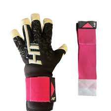 Gants de gardien de but en cuir coupe personnalisée poignée en latex de football en gros poignée en cuir et latex confortable pour les sports de plein air - Product Image 2