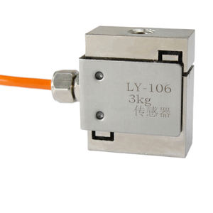 Schnelle Lieferung 100kg Miniatur S-Profil Wägezelle 0,05% Genauigkeit mV-Signal 5-15V Kraft-Linearsensor für Zugkraftmessung - Product Image 3