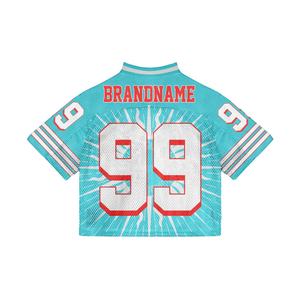 Camisetas de fútbol americano personalizadas y camisetas de fútbol hechas de malla con paneles y dos capas de malla - Product Image 3