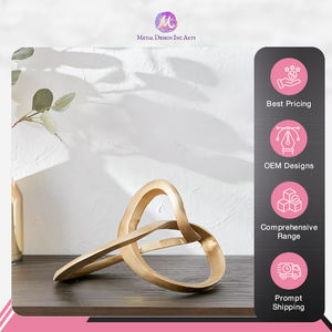 Sculpture décorative moderne en métal en laiton faite à la main utilisation d'hôtel à la maison conception attrayante - Product Image 6