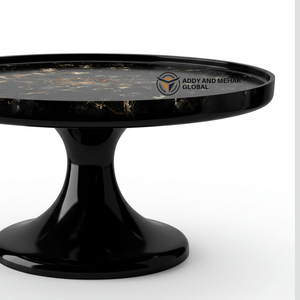 Handcrafted Resin <b>Cake</b> Stand Elegant Dessert Display Pedestal Round Serving Stand for Parties and Events - Product Image 2