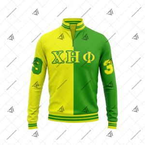 เสื้อกีฬาแขนยาวผ้าคอตตอนมีซิปสีกรีก, เสื้อแจ็คเก็ตเครื่องแต่งกายแนวกรีก - Product Image 1