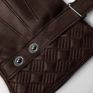 Guantes de Conducción de Cuero PU con Logotipo Personalizado Profesional, Alta Calidad, para Uso en las Cuatro Estaciones, para Viajes Casuales, Deportes, Estilo Sencillo - Product Image 3