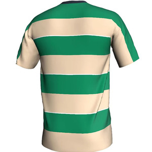 เสื้อฟุตบอลผ้าโพลีเอสเตอร์สำหรับผู้ชายเสื้อฟุตบอลแบบสั่งทำ100% ได้ - Product Image 6