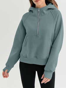 Sudaderas con capucha de manga larga más vendidas y sudaderas hechas a medida para mujeres Tallas grandes con capucha Estilo Precio - Product Image 6
