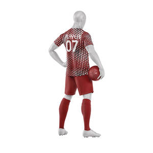 Ensemble de vêtements de football personnalisés en gros, uniformes, nouveau design, maillot de football pour hommes, maillots de football en polyester à séchage rapide, ensemble de maillots de football pas cher - Product Image 4