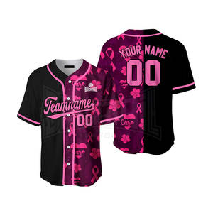 Impression par sublimation du nom de l'équipe maillot de softball avec logo maillot de softball de différentes conceptions pour hommes - Product Image 6