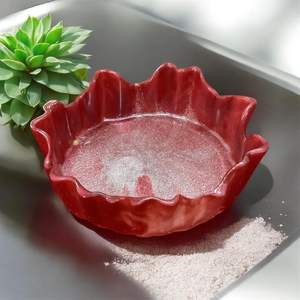 Tazón Decorativo de Resina Epoxi Hecho a Mano, Estilo Comida, Diseño Personalizable, Modelo de Calidad Suave, Patrón para el Hogar, Mesa, Regalo de Boda, India - Product Image 6