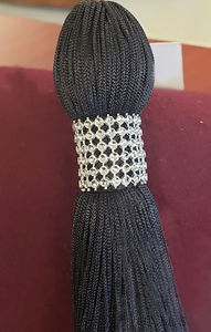 Sombrero Masónico Fez de Alta Calidad con Tres Líneas de Pedrería Color Borgoña, Personalizado, Superventas - Product Image 4