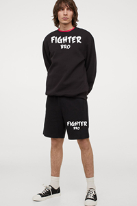 Ensembles t-shirts et shorts hommes coton tissu lourd hommes ensembles courts t-shirt personnaliser coton t-shirt et shorts - Product Image 5