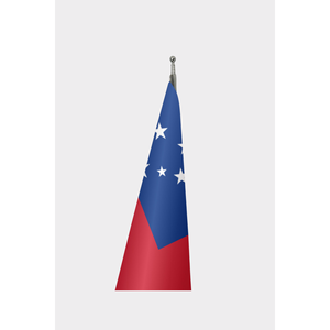 Official Samoa Indoor <b>Flag</b> Custom Logo Digital Available Polyester Silk Plastic Automotive Insurance Education Travel Agency Use - Product Image 3