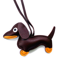 Venta al por mayor bolso de moda accesorio personalizado PU cuero ballena bolsa encanto etiquetas