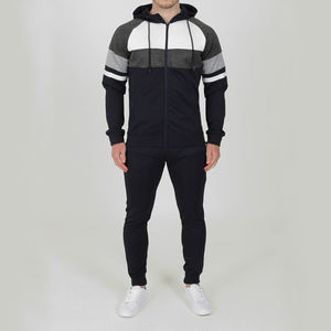 Survêtement de sport respirant en molleton 100 % coton uni à capuche pour homme, idéal pour l'entraînement et le jogging hivernal - Prix bas de gros - Product Image 6