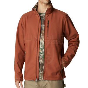 Chaqueta Softshell para hombre con diseño personalizado, chaqueta Softshell con cuello levantado, chaqueta Softshell al por mayor - Product Image 5
