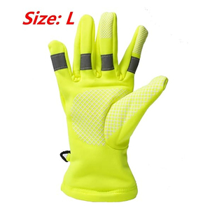 Gants de travail haute visibilité conçus pour la protection et le confort ensemble fabriqués à partir d'un matériau flexible et respirant Gants de travail haute visibilité - Product Image 2