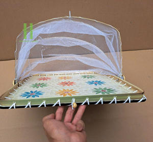 Assiettes de présentation en bambou de haute qualité, écologiques, style bohème, élégantes pour la décoration de table, mariages de luxe - Product Image 4