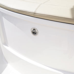 Pestillo D de compresión de acero inoxidable 316, montaje empotrado de 2 ", sin bloqueo para escotilla marina - Product Image 3