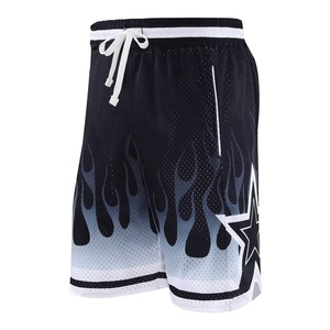 Shorts de basket-ball pour hommes, été, anti-UV, séchage rapide, respirant, polyester, entraînement physique, sport, musculation, gym, shorts de basket-ball - Product Image 4