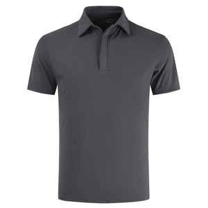Polo à manches courtes de style luxe respirant personnalisé pour hommes personnalisé votre propre logo polos vêtements de travail personnalisés - Product Image 5