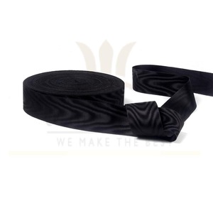 Moire ruban OEM vente en gros personnalisé médaille Moire rubans haute qualité rang gros-grain ruban pour unité rang & médailles - Product Image 4