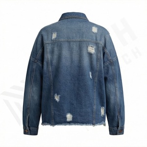 Veste en jean personnalisée avec logo pour femme, grande taille, vêtements d'extérieur d'hiver, manteau élégant, vêtements décontractés de rue, personnalisable - Product Image 2