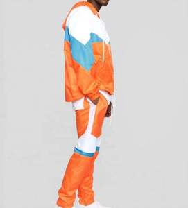 Ensemble coupe-vent pour homme, couleur vive, respirant, coupe-vent, vêtements de sport d'extérieur, survêtement à capuche, ensemble deux pièces 2026 - Product Image 5