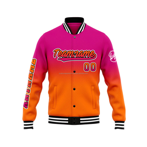 Custom Wool Varsity <b>Jacket</b> with Leather Sleeves Premium Windproof Embroidered Letterman Coat for <b>Men</b> - Product Image 2