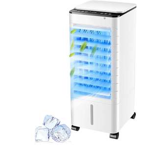 Ventilateur Rafraîchisseur d'Air et Humidificateur Portable pour la Maison avec Télécommande, Alimentation Électrique AC/DC/Batterie, Refroidissement Uniquement, Matériau Plastique - Product Image 1