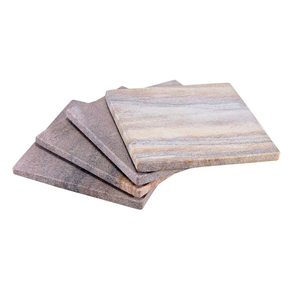 Hermoso posavasos de mármol y madera para bebidas para el hogar, cocina, oficina, mesa de comedor, tazas de té, tazas de café, latas de cerveza, bar, vasos de agua - Product Image 5