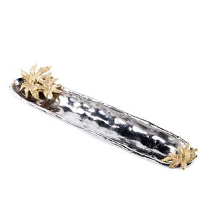 Tazón para Servir Ensaladas y Aperitivos, Moderno, Ecológico, de Aluminio Plateado, con Forma de Abeja, para Fiestas - Product Image 4