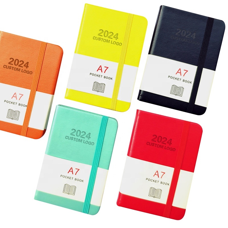 Carnet De Poche FINEASY A7 – Couverture PU Noire, Format 13,8 X 8,6 X 2 Cm, Avec Bloc Et Stylo