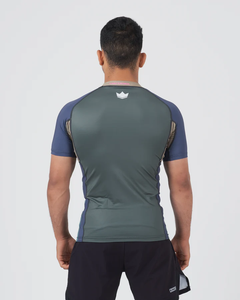 T-shirt de compression à manches courtes personnalisé pour hommes BJJ MMA imprimé par sublimation pour les entraînements - Product Image 6