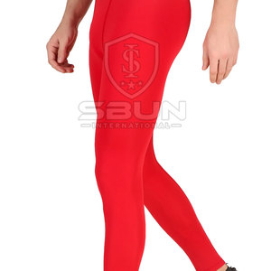 Top Selling Men's Compression <b>Pants</b> <b>Spandex</b>/Nylon Quick Dry Custom Color & Design Elastic Waist Full Length Custom Made - Product Image 5