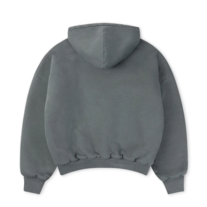 Ropa de hombre con logotipo personalizado impreso grueso peso pesado Sudadera con capucha de gran tamaño hombres 450-600 Gsm Terry tela gota hombro sudadera - Product Image 2